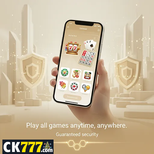 Sessão de jogo em andamento no aplicativo ck777 para Android